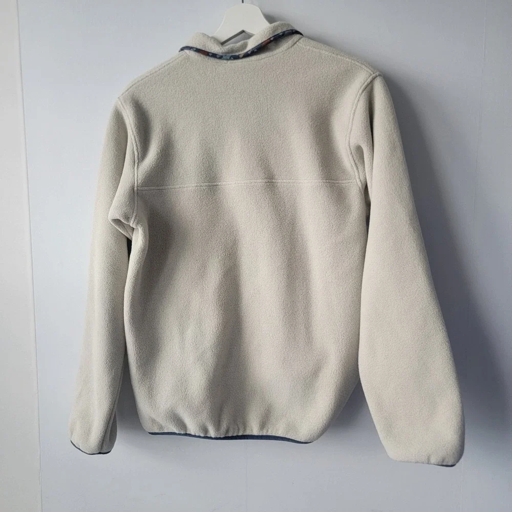 patagonia women lightweight synchilla snap-T pullover sweater sz S Pelican stone - Picture 2 of 8